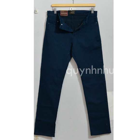 Jachs New York Men's Straight Fit Stretch Pant in blue navy - Picture 4 of 6